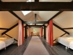 Curtained alcoves